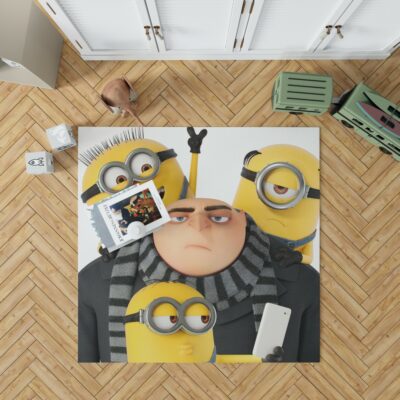 Despicable Me 3 Movie Bob Gru KevinStuart Bedroom Living Room Floor Carpet Rug 1