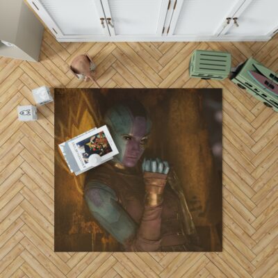 Guardians of the Galaxy Vol 2 Movie Karen Gillan Nebula Marvel Comics Bedroom Living Room Floor Carpet Rug 1