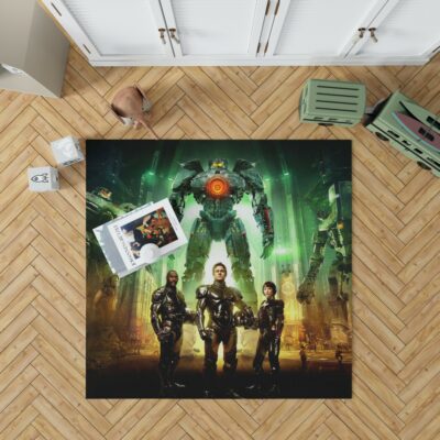 Pacific Rim Movie Stacker Pentecost Lambert Liwen Shao Bedroom Living Room Floor Carpet Rug 1