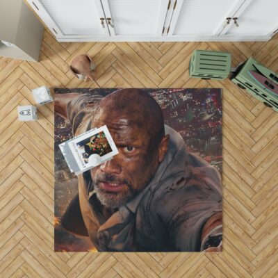 Skyscraper Movie Dwayne Johnson Bedroom Living Room Floor Carpet Rug 1