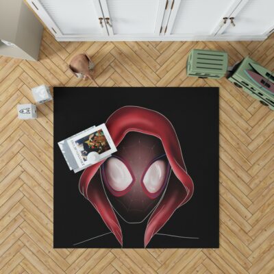 Spider-Man Into The Spider-Verse Movie Miles Morales MCU Bedroom Living Room Floor Carpet Rug 1