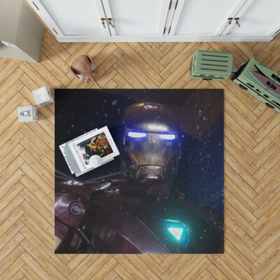 The Avengers Movie Iron Man Bedroom Living Room Floor Carpet Rug 1