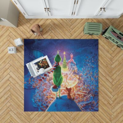 The Grinch Movie Christmas Bedroom Living Room Floor Carpet Rug 1