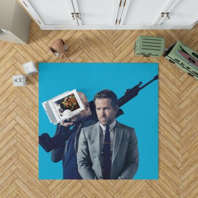 The Hitman's Bodyguard Movie Ryan Reynolds Samuel L Jackson Bedroom Living Room Floor Carpet Rug 1