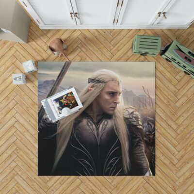 Thranduil Elvenking in The Hobbit Battle of the Five Armies Movie Bedroom Living Room Floor Carpet Rug 1