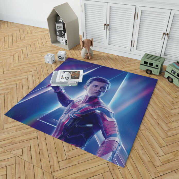 Tom Holland Peter Parker Spider Man Bedroom Living Room Floor Carpet Rug