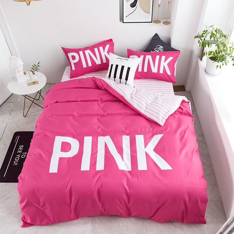 pink comforter set victoria secret