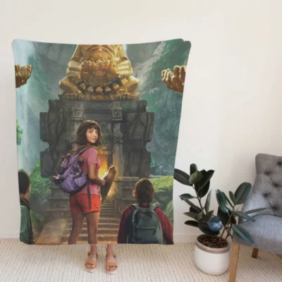 Dora and the Lost City of Gold Movie Isabela Merced Fleece Blanket