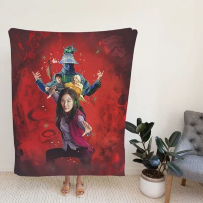 Everything Everywhere All at Once Movie Michelle Yeoh Fleece Blanket