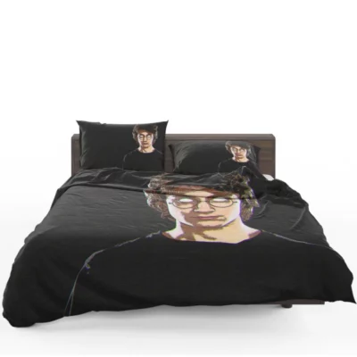 Harry Potter Movie Daniel Radcliffe Glitch Art Bedding Set