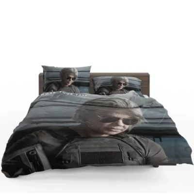 Linda Hamilton Sarah Connor in Terminator Dark Fate Movie Bedding Set