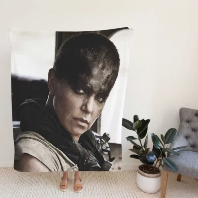 Mad Max Fury Road Movie Charlize Theron Fleece Blanket