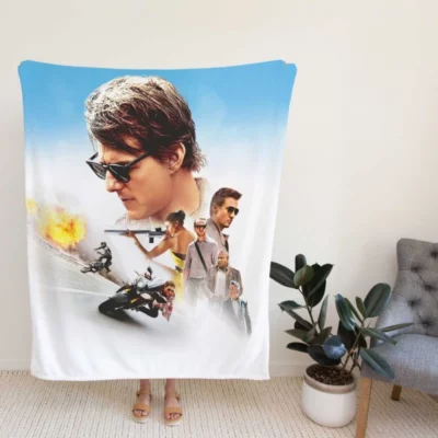 Mission Impossible Rogue Nation Movie Jeremy Renner Fleece Blanket