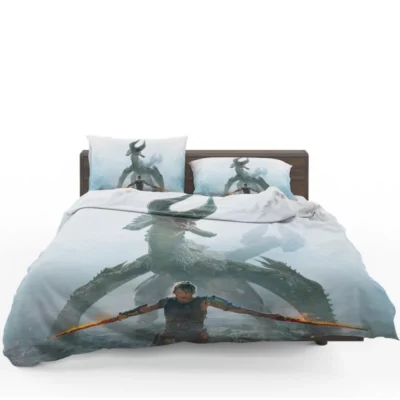 Monster Hunter Movie Milla Jovovich Black Diablos Bedding Set