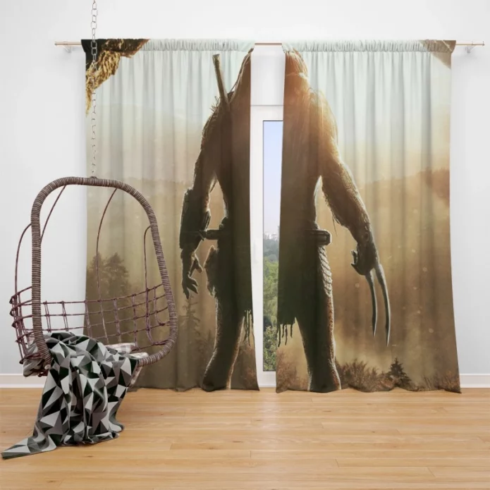 Prey Action Sci-Fi Movie Window Curtain