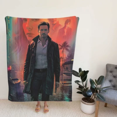 Reminiscence Movie Hugh Jackman Fleece Blanket