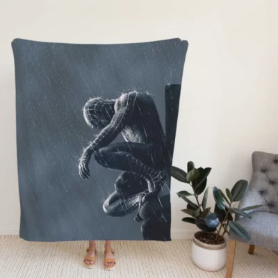 Spider-Man 3 Movie Tobey Maguire Super Hero Fleece Blanket