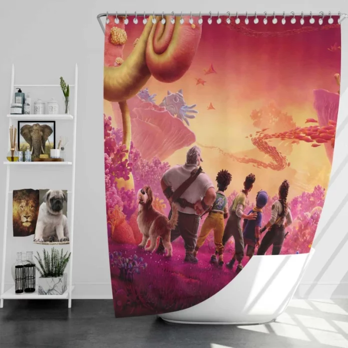 Strange World Movie Bath Shower Curtain