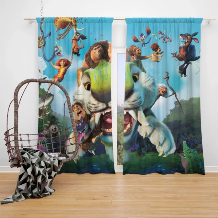 The Croods A New Age Movie Eep Guy Window Curtain