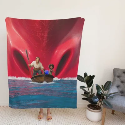 The Sea Beast Movie Fleece Blanket