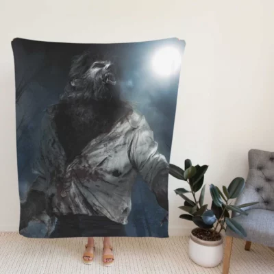 The Wolfman Movie Fleece Blanket