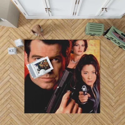 007 Tomorrow Never Dies James Bond Movie Rug