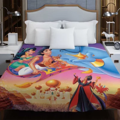 Aladdin Movie Disney Genie Princess Jasmine Duvet Cover