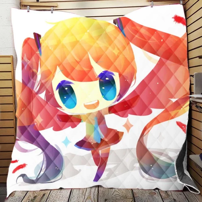 Anime Girl Vocaloid Quilt Blanket