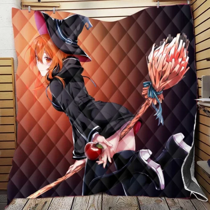 Anime Girl Wich Magic Teen Quilt Blanket