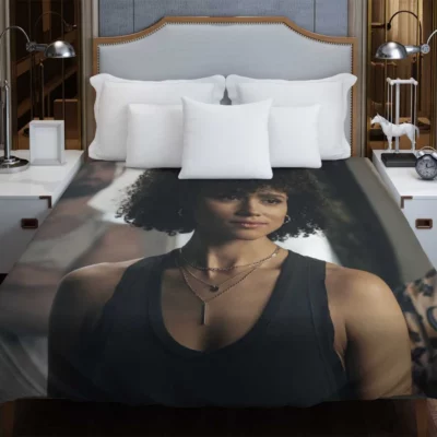 Army of Thieves Movie Nathalie Emmanuel Duvet Cover