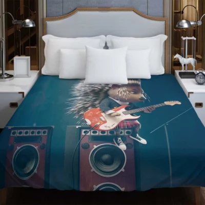 Ash from Sing Movie Playing the Guitar Duvet Cover