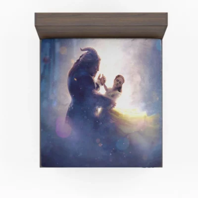 Beauty And The Beast Movie Emma Watson Belle Dan Stevens Fitted Sheet