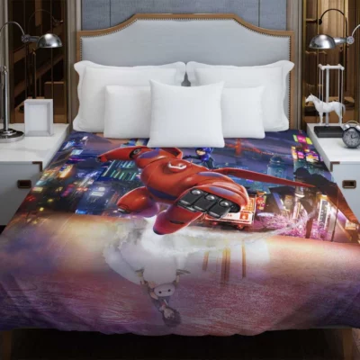 Big Hero 6 Movie Baymax Hiro Hamada Duvet Cover