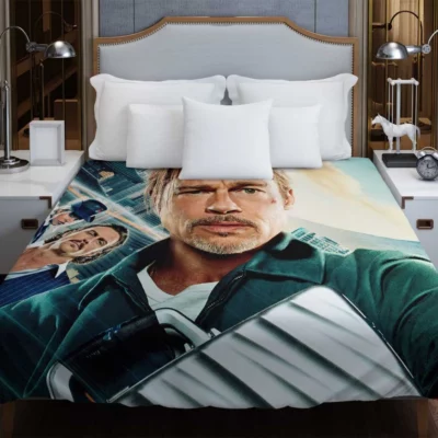 Brad Pitt in Bullet Train Movie Duvet Cover