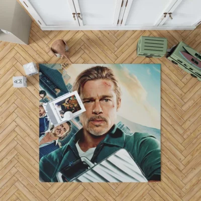 Brad Pitt in Bullet Train Movie Rug