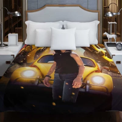 Bumblebee Transformers Movie Hailee Steinfeld Duvet Cover