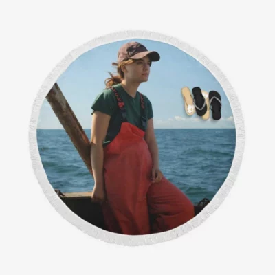 CODA Movie Emilia Jones Round Beach Towel