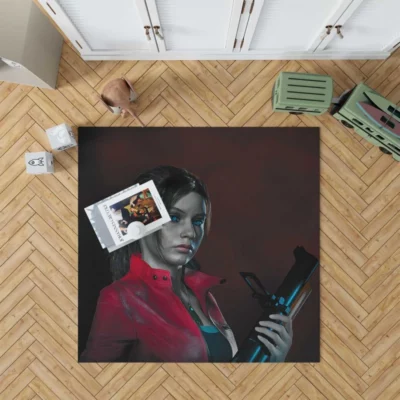 Claire REDfield Movie Claire Redfield Rug