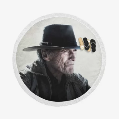 Cry Macho Movie Clint Eastwood Round Beach Towel