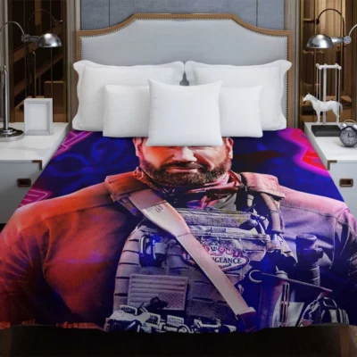 Dave Bautista as Scott Ward in Army of the Dead Movie Duvet Cover