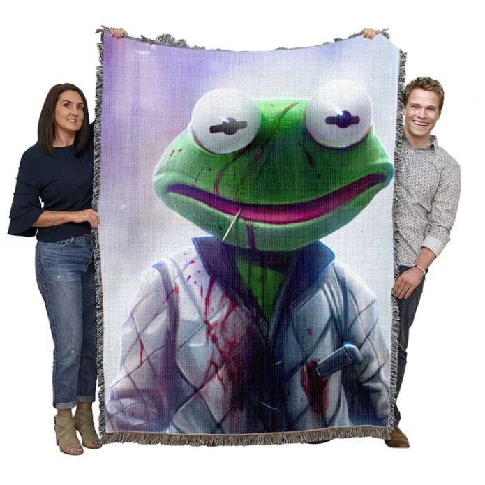 Drive Movie Kermit The Frog Woven Blanket