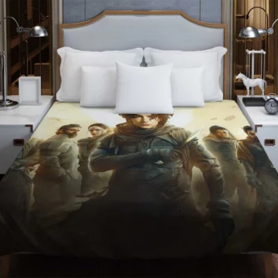 Dune Movie Timothee Chalame Javier Bardem Duvet Cover