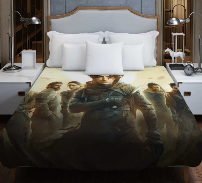 Dune Movie Timothee Chalame Javier Bardem Duvet Cover