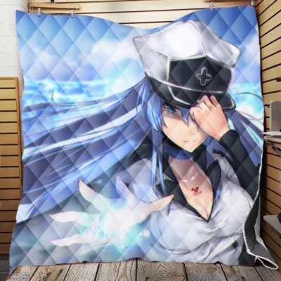 Esdeath Akame Ga Kill Japanese Quilt Blanket