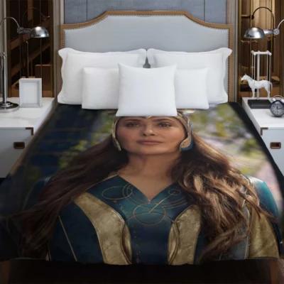 Eternals Movie Salma Hayek Ajak Marvel Duvet Cover