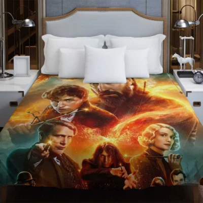 Fantastic Beasts The Secrets of Dumbledore Movie Poster Duvet Cover