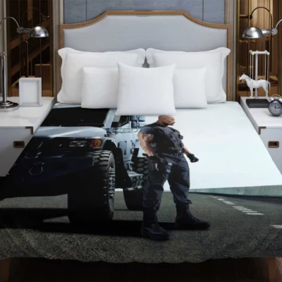 Fast & Furious 6 Movie Luke Hobbs Duvet Cover