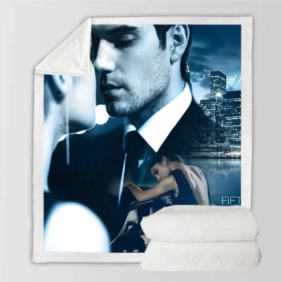 Fifty Shades of Grey Movie Dakota Johnson Jamie Dornan Sherpa Fleece Blanket