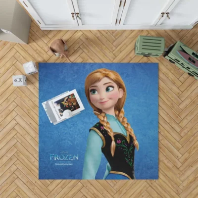 Frozen Animated Movie Anna Rug