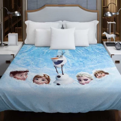 Frozen Movie Poster Duvet Cover